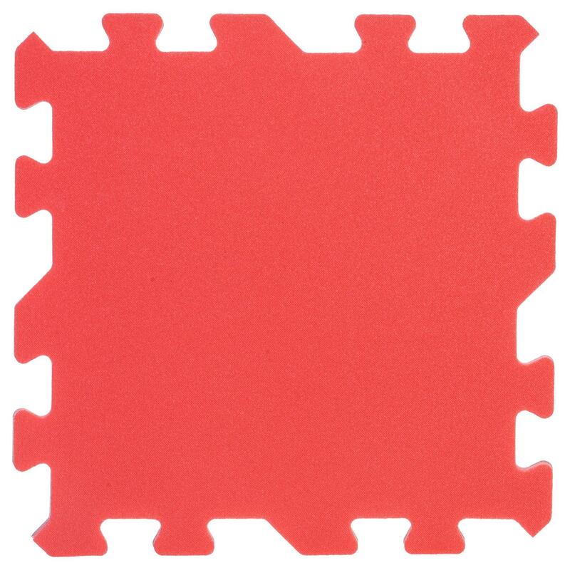 Tappetino baby ginnastica 500 rosso 33x33x1,4 cm