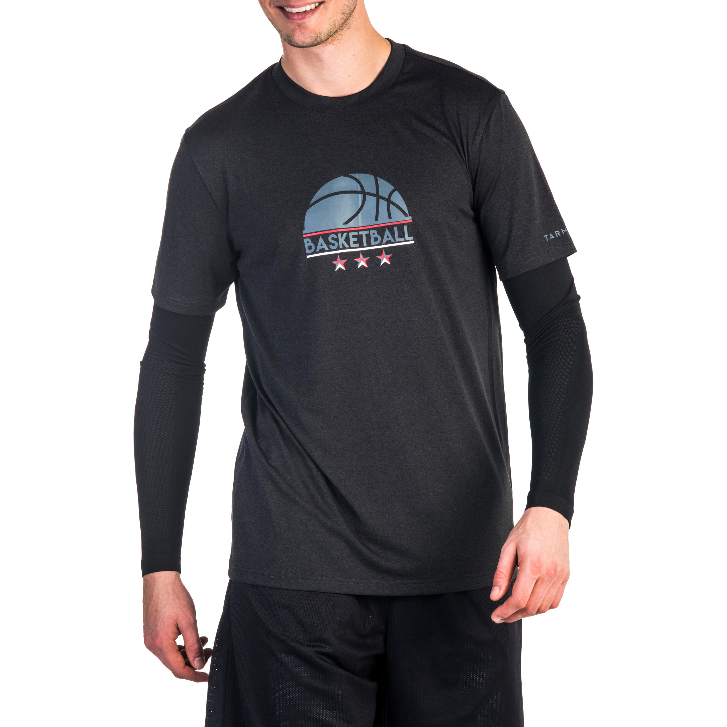 BASKETTRÖJA 900 MED ISYDD ÄRM HERR FÖR ERFARNA SPELARE LOGO 1/2