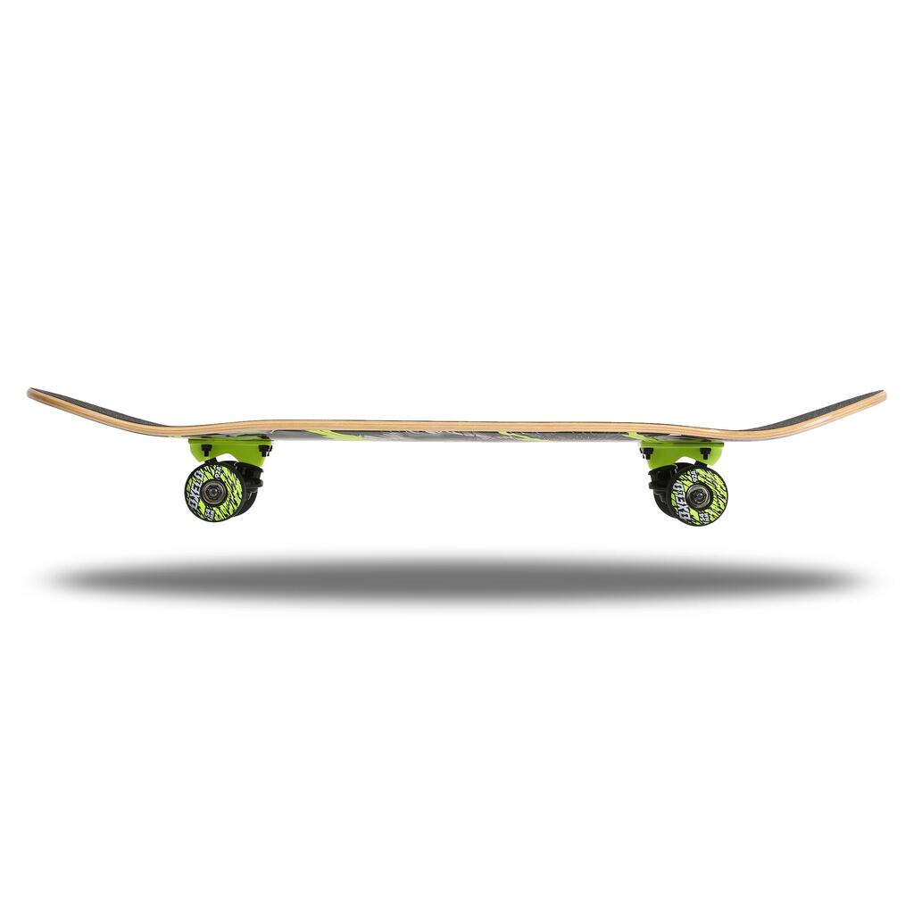 SKATEBOARD COMPLETO JUNIOR MID500 WOLF VERDE 8 - 12 AÑOS