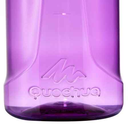 500 Tritan 0.5L Hiking Water Bottle with Quick-Opening Top - Purple