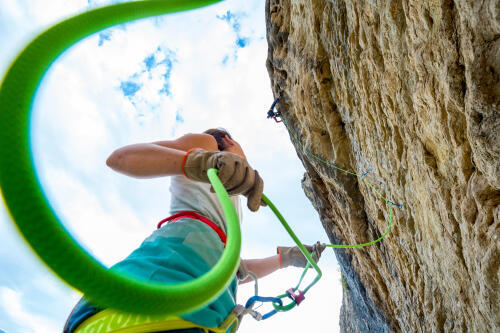 climbing or mountaineering ropes