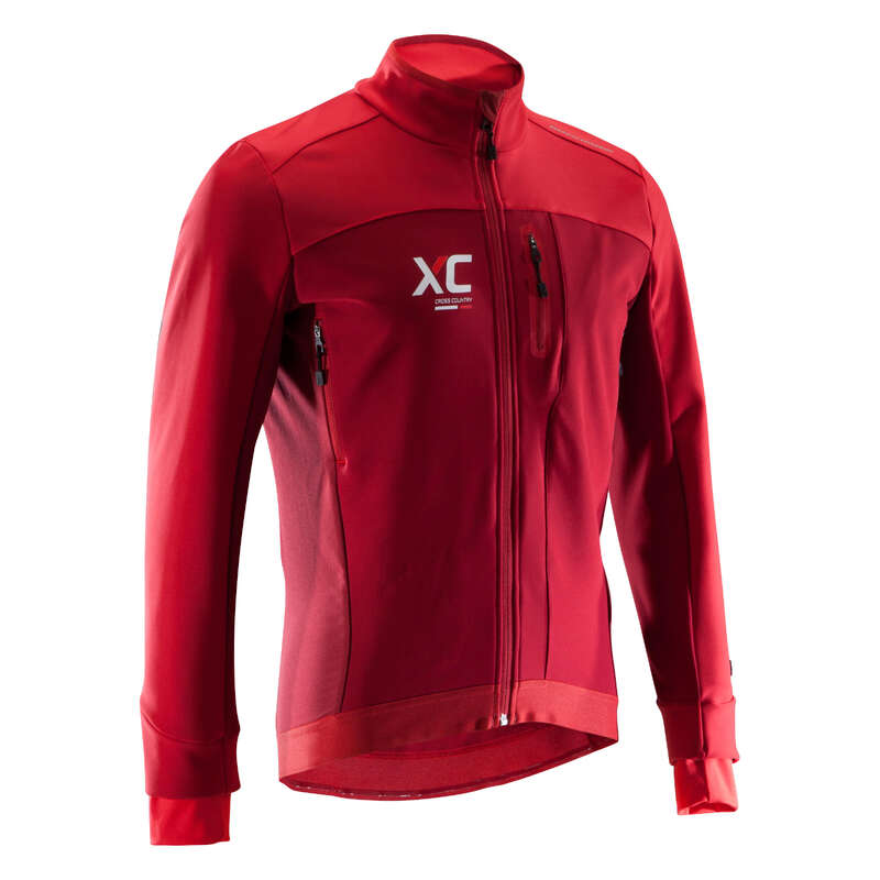 ROCKRIDER XC Mountain Bike Jacket Red Decathlon