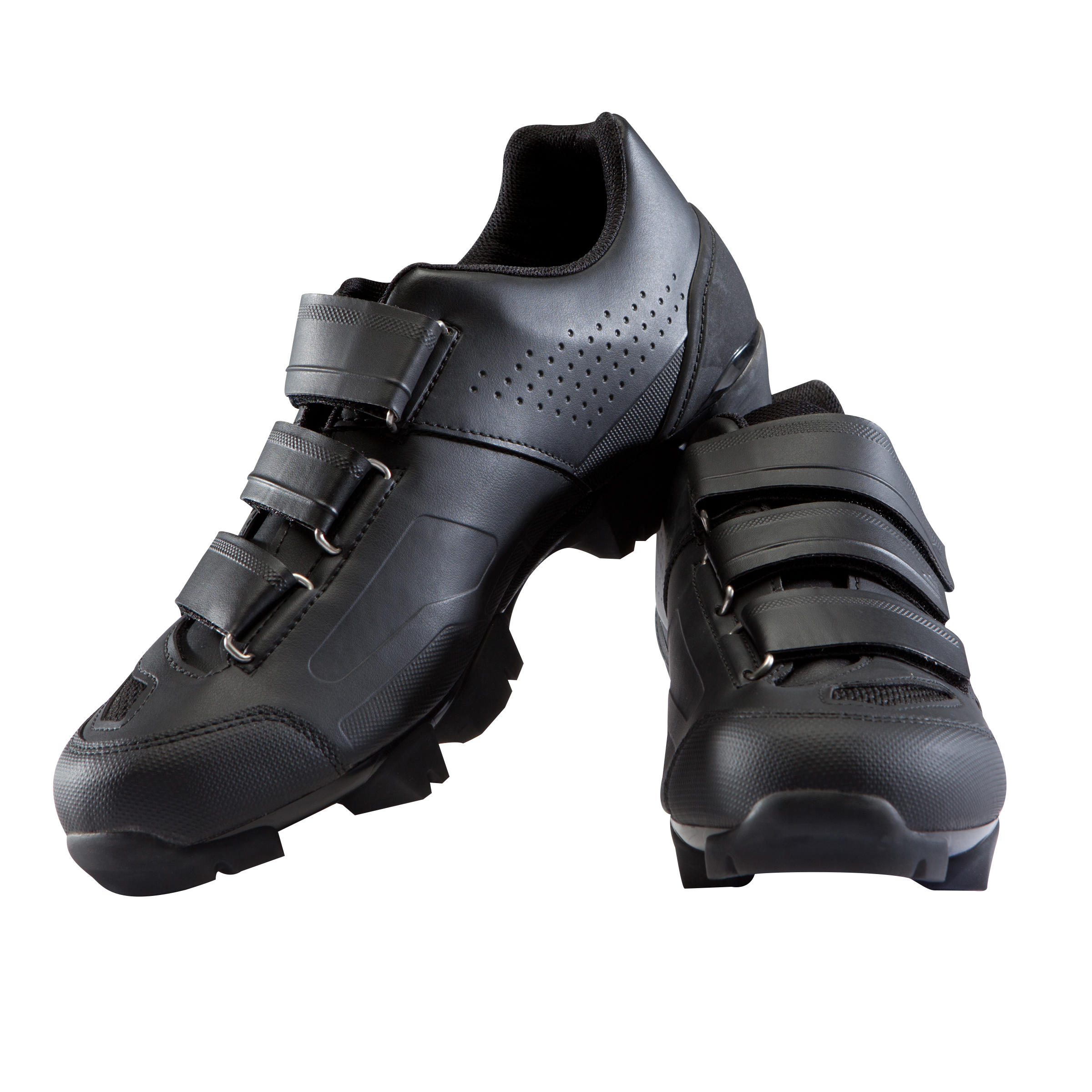 SCARPE DA MOUNTAIN BIKE XC 100 NERO