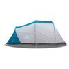 Палатка для кемпинга 4-х местная 1-комнатная дуговая серо-голубая ARPENAZ 4.1 Quechua