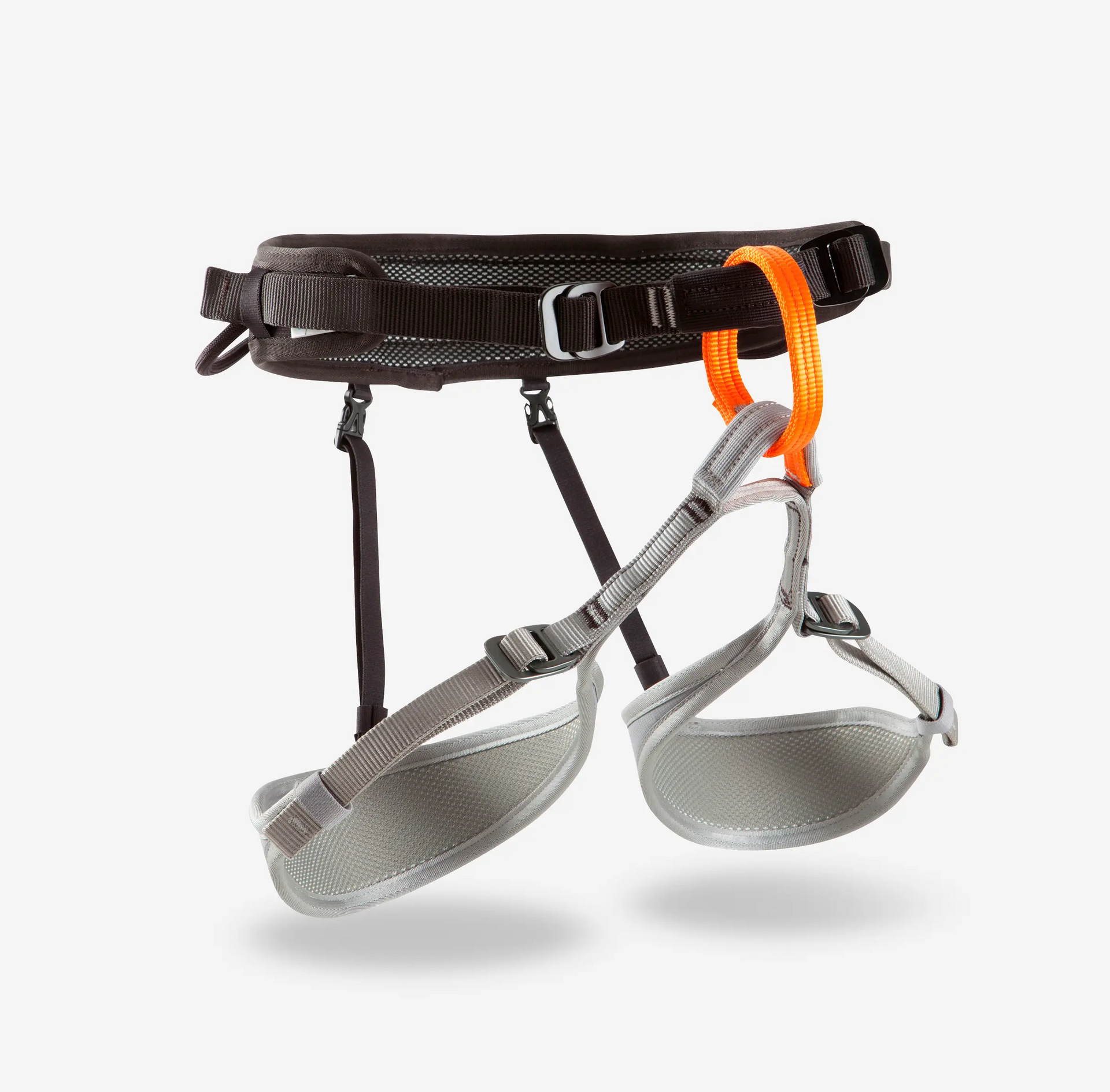 arnês-baudrier-escalada-regulável-rock-noir-simond-decathlon