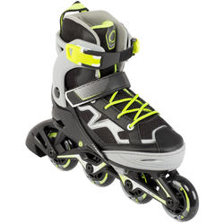 Roller Fitness Fit3 Niños Gris Amarillo