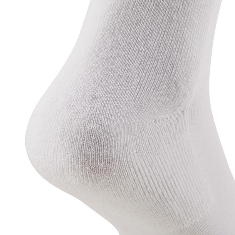 CHAUSSETTES DE SPORT HAUTES RS 100 BLANCHE LOT DE 3