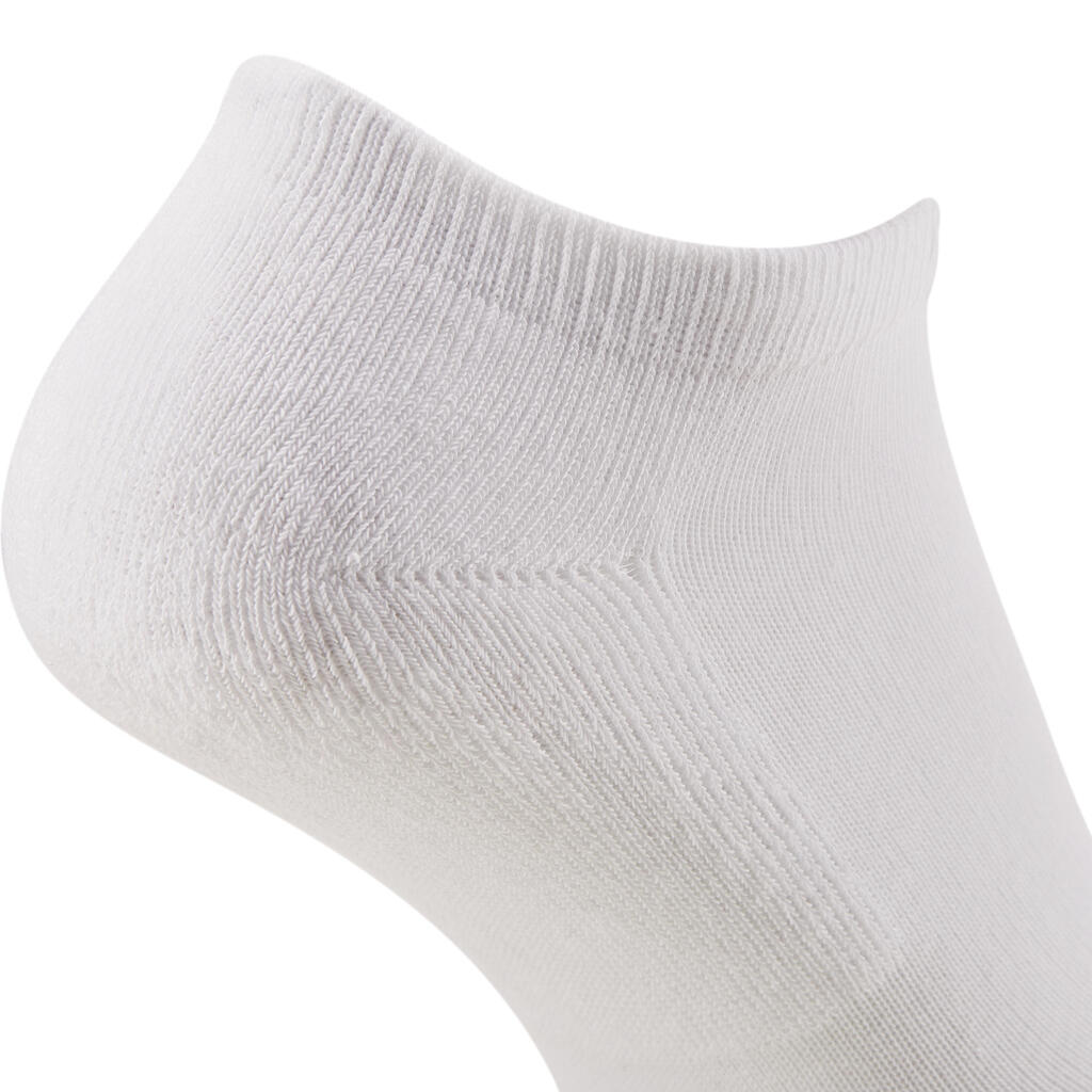 CHAUSSETTES DE TENNIS BASSES RS 100BLANCHES LOT DE 3