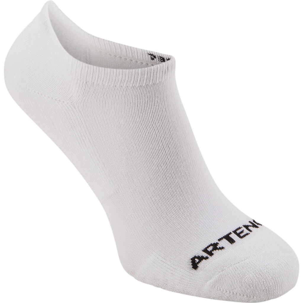 CHAUSSETTES DE TENNIS BASSES RS 100BLANCHES LOT DE 3