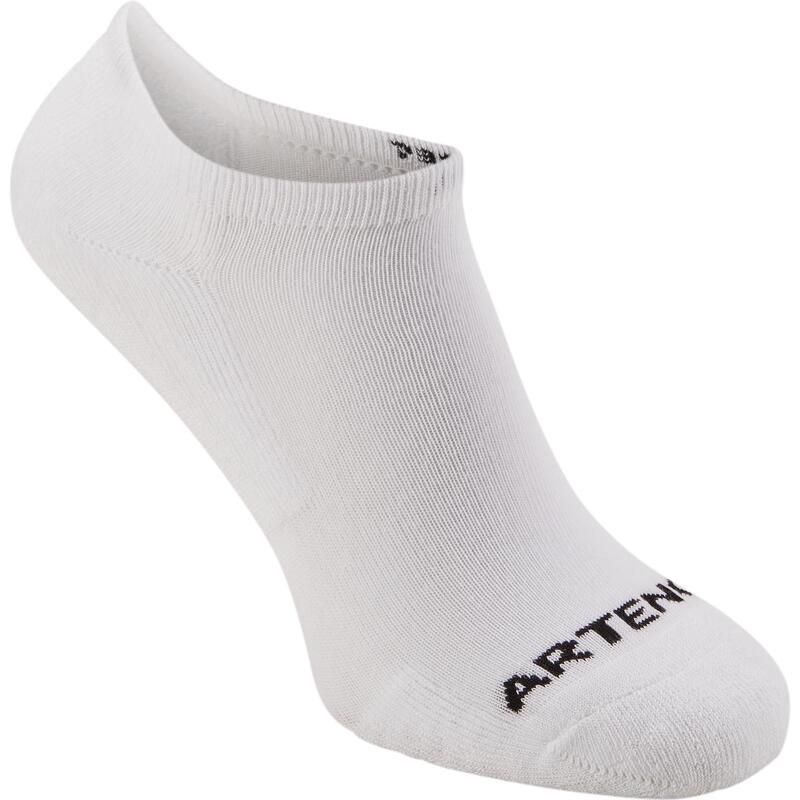 CHAUSSETTES DE TENNIS BASSES RS 100 BLANCHE LOT DE 3