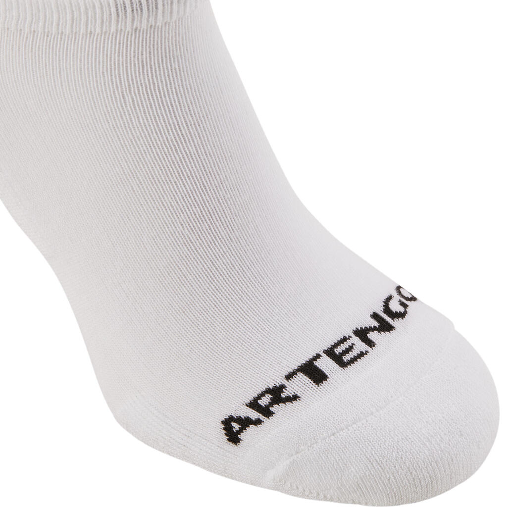 CHAUSSETTES DE TENNIS BASSES RS 100BLANCHES LOT DE 3