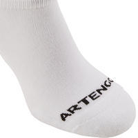 CHAUSSETTES DE TENNIS BASSES RS 100 BLANCHE LOT DE 3