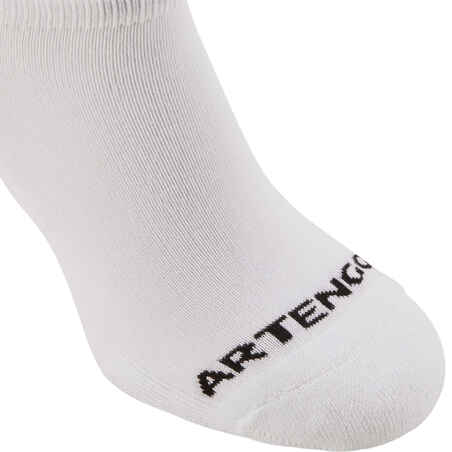 Low Tennis Socks RS 100 Tri-Pack - White