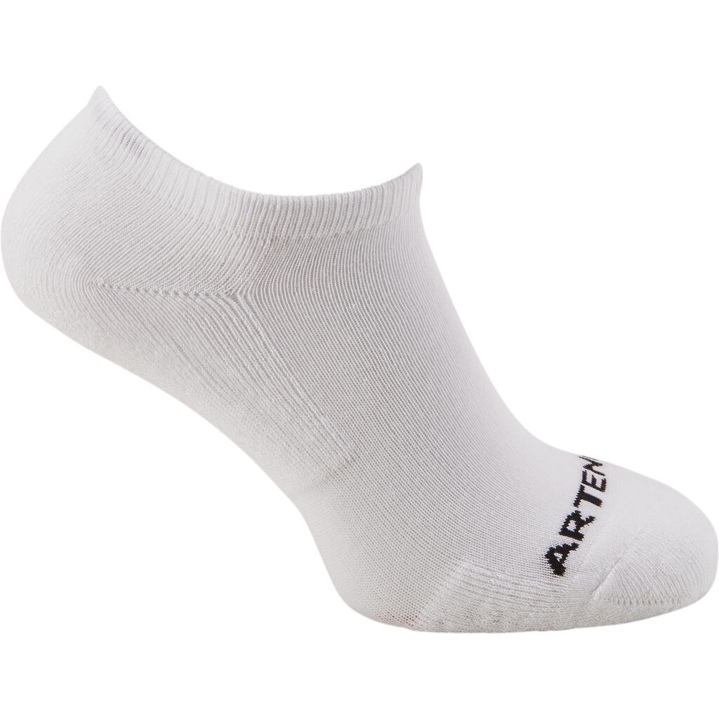 CHAUSSETTES DE TENNIS BASSES RS 100BLANCHES LOT DE 3