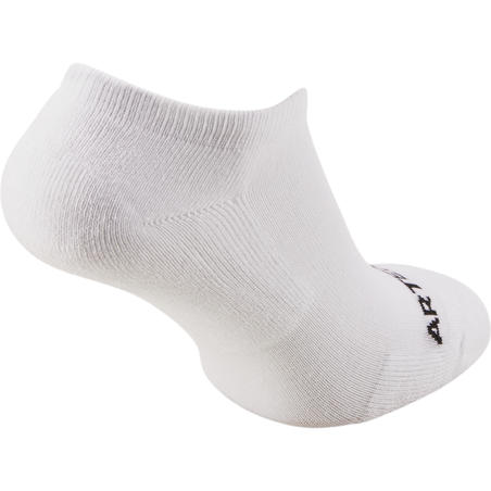 CHAUSSETTES DE TENNIS BASSES RS 100 BLANCHE LOT DE 3