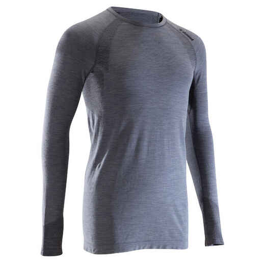 
      Men's Alpinism Long-Sleeved Seamless Wool T-shirt -
  