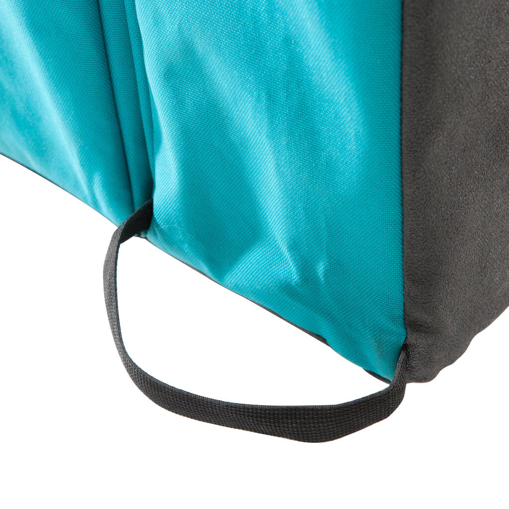 BOULDERING CRASHPAD BIG BLOCKER 1.4 M X 1.1 M - TURQUOISE