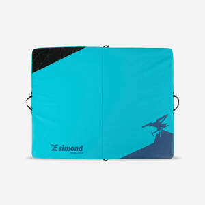 Crashpad for Bouldering & Climbing 1.4 M X 1.1 M - Turquoise