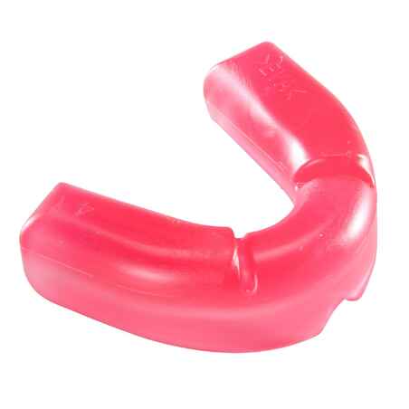 100 Kids' Boxing and Martial Arts Mouthguard Size S - Pink