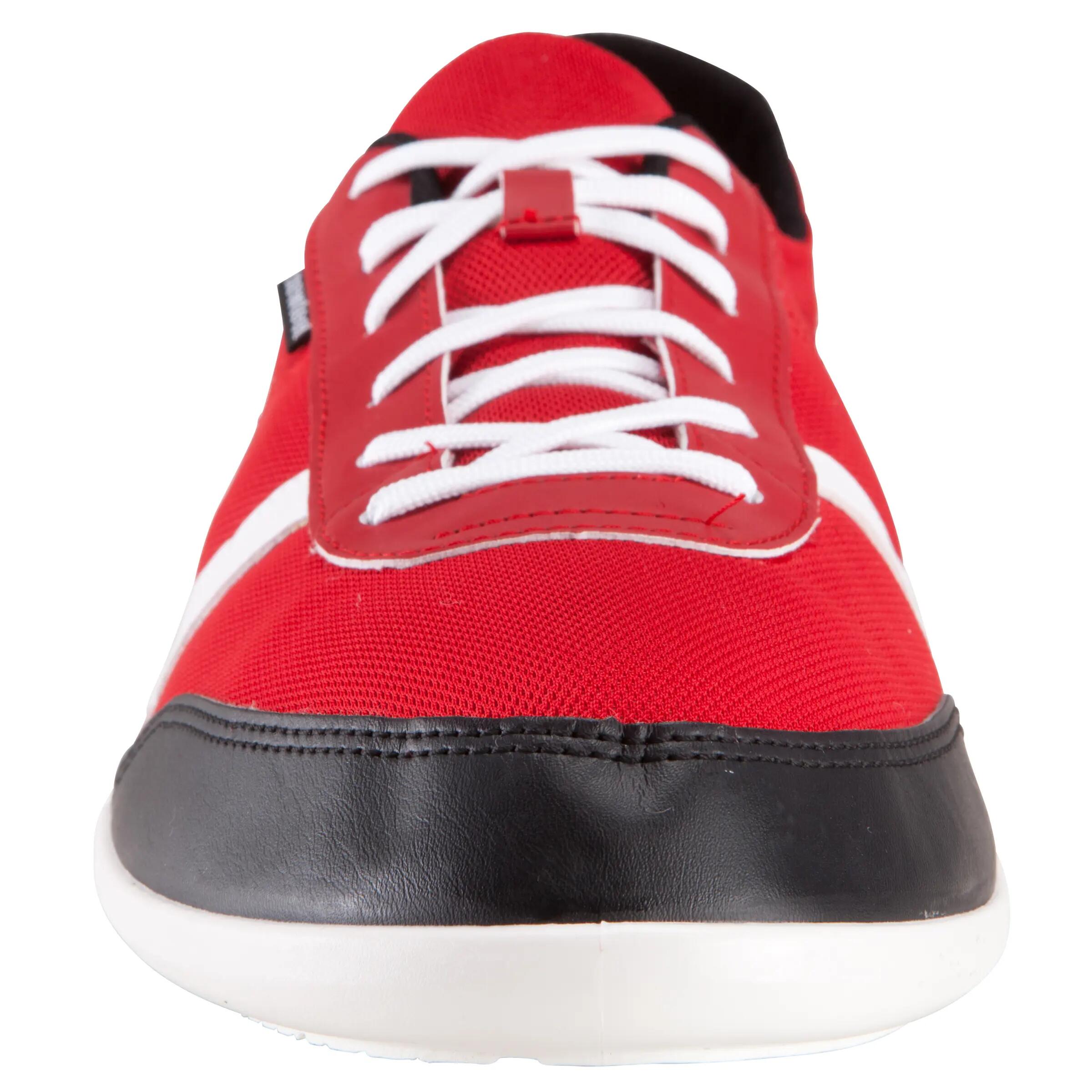 Many Mesh Active Walking Shoes - Red/White/Grey 4/9