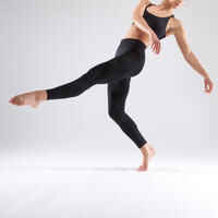 Women's Modern Dance Seamless Leggings - Black