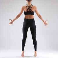Women's Modern Dance Seamless Leggings - Black