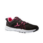Domyos Fitness schoenen cardiotraining 100 voor dames, zwart/roze
