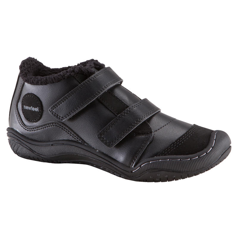 Pamoja children's walking and school sports shoes - black