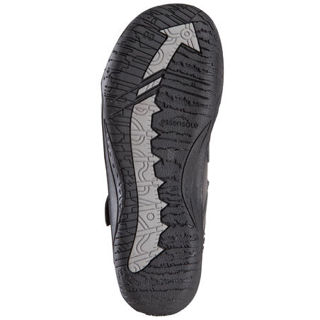 Pamoja children's walking and school sports shoes - black