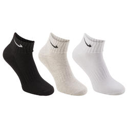 CHAUSSETTES DE SPORTS RAQUETTES NIKE SOCQ BLANC/NOIR/GRIS