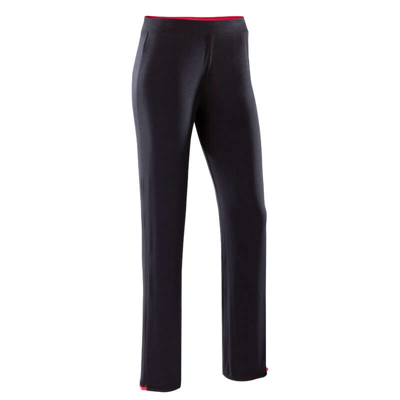 WOMEN MODERN JAZZ DANCE APPAREL, TOEPADS - Viscose Bottoms - Black DOMYOS
