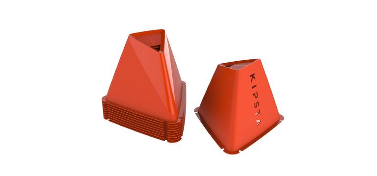 Lot de 6 cônes d'entrainement Essential 15cm orange - Maroc, achat en  ligne