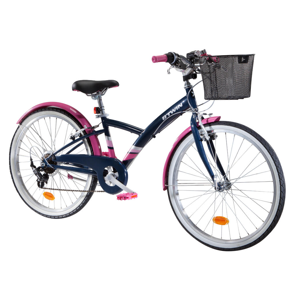 BICICLETA URBANA ARO 24 / 6 VELOCIDADES AZUL / ROSADO ORIGIN500