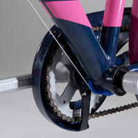 Kinderfahrrad Trekkingrad 24 Zoll Original 500 dunkelblau/pink