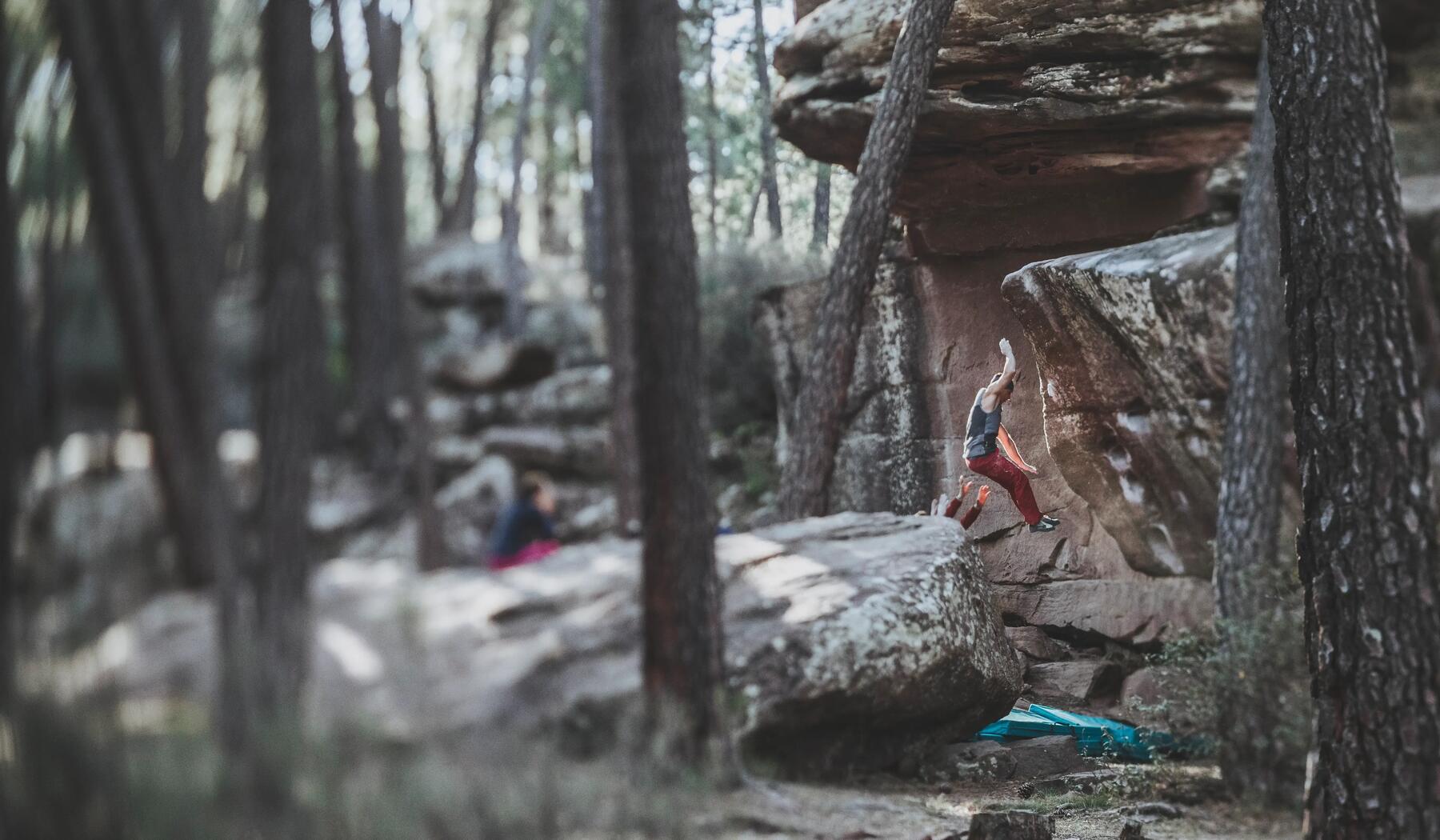 Bouldering - Klettern in Absprunghöhe