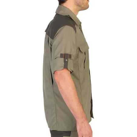 Men's Hunting Long-sleeved Lightweight Breathable Shirt - 520 khaki