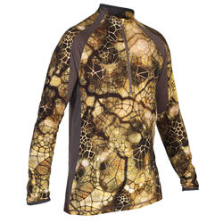 T-shirt Silencieux Respirant Laine Merinos 900 camouflage Furtiv