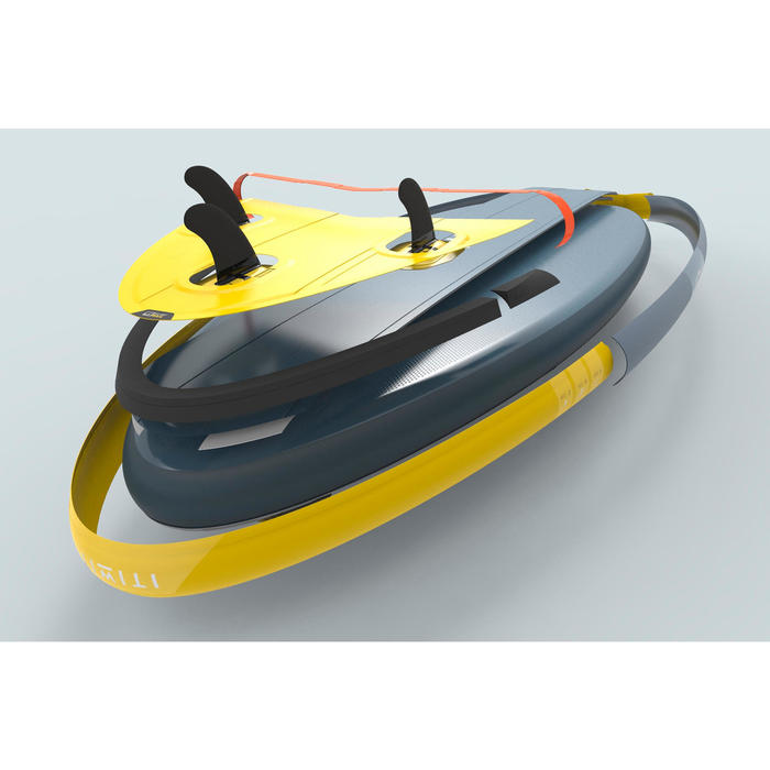 Surf SUPBoard aufblasbar Stand Up Paddle 500 / 9' gelb 175 l Itiwit