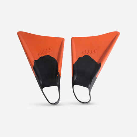 Asymmetrical RIP Bodyboarding Fins orange black