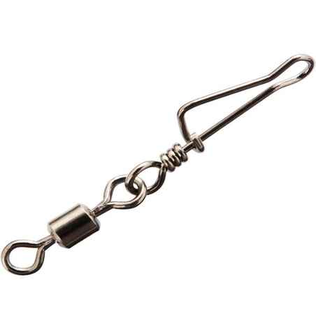 ROLLING SNAP FISHING SWIVEL BLACK