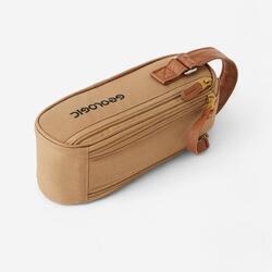 SACOCHE SEMI RIGIDE POUR 3 BOULES DE PÉTANQUE BEIGE GEOLOGIC