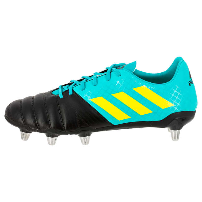 ADIDAS Kakari SG 8Stud Adult Rugby Boots Black/Green...