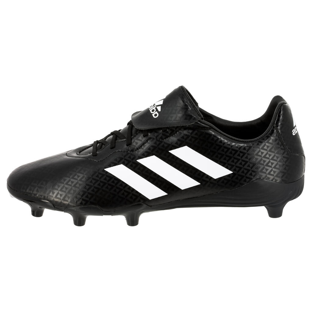 Adult Firm Ground Rugby Boots Rumble - Black