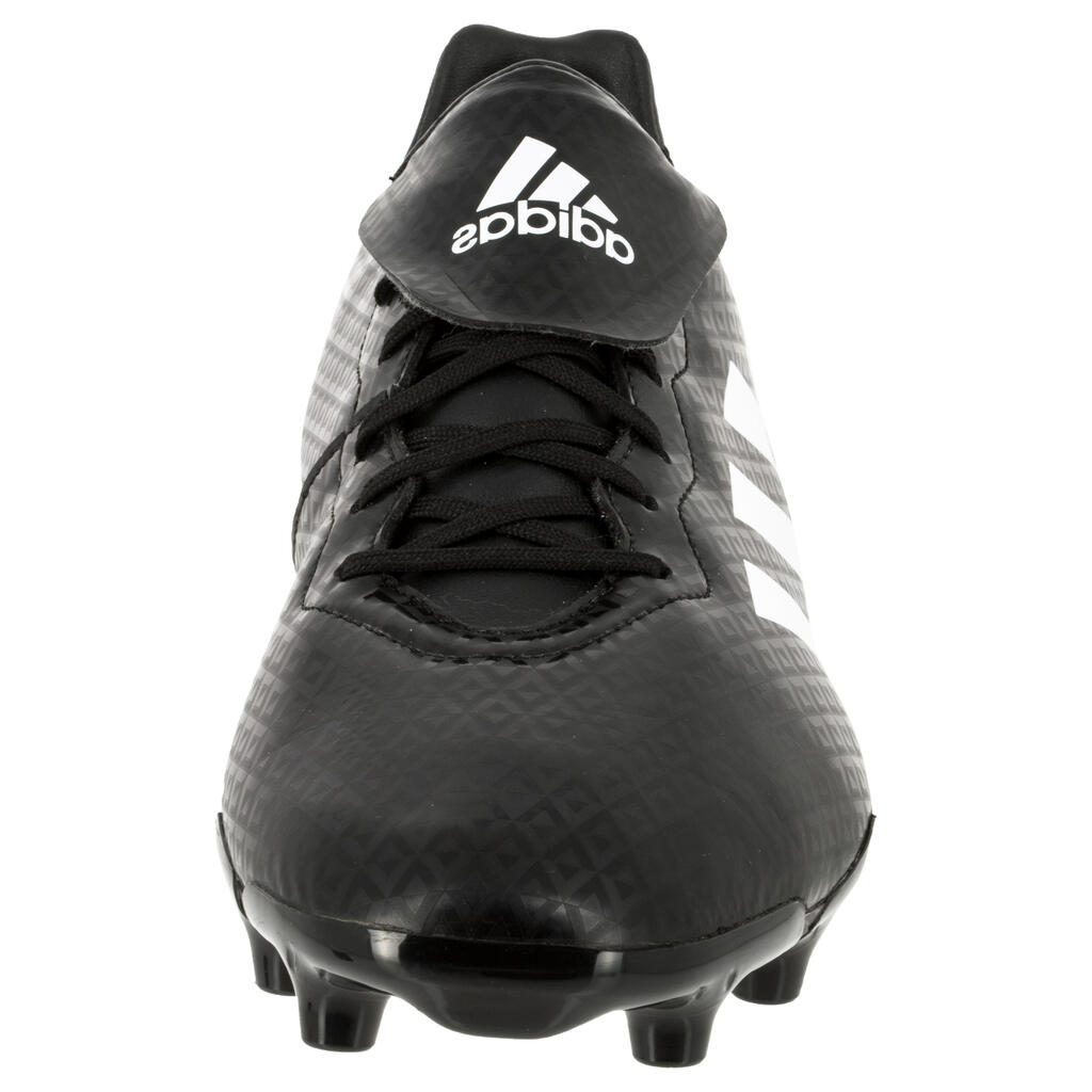 Adult Firm Ground Rugby Boots Rumble - Black