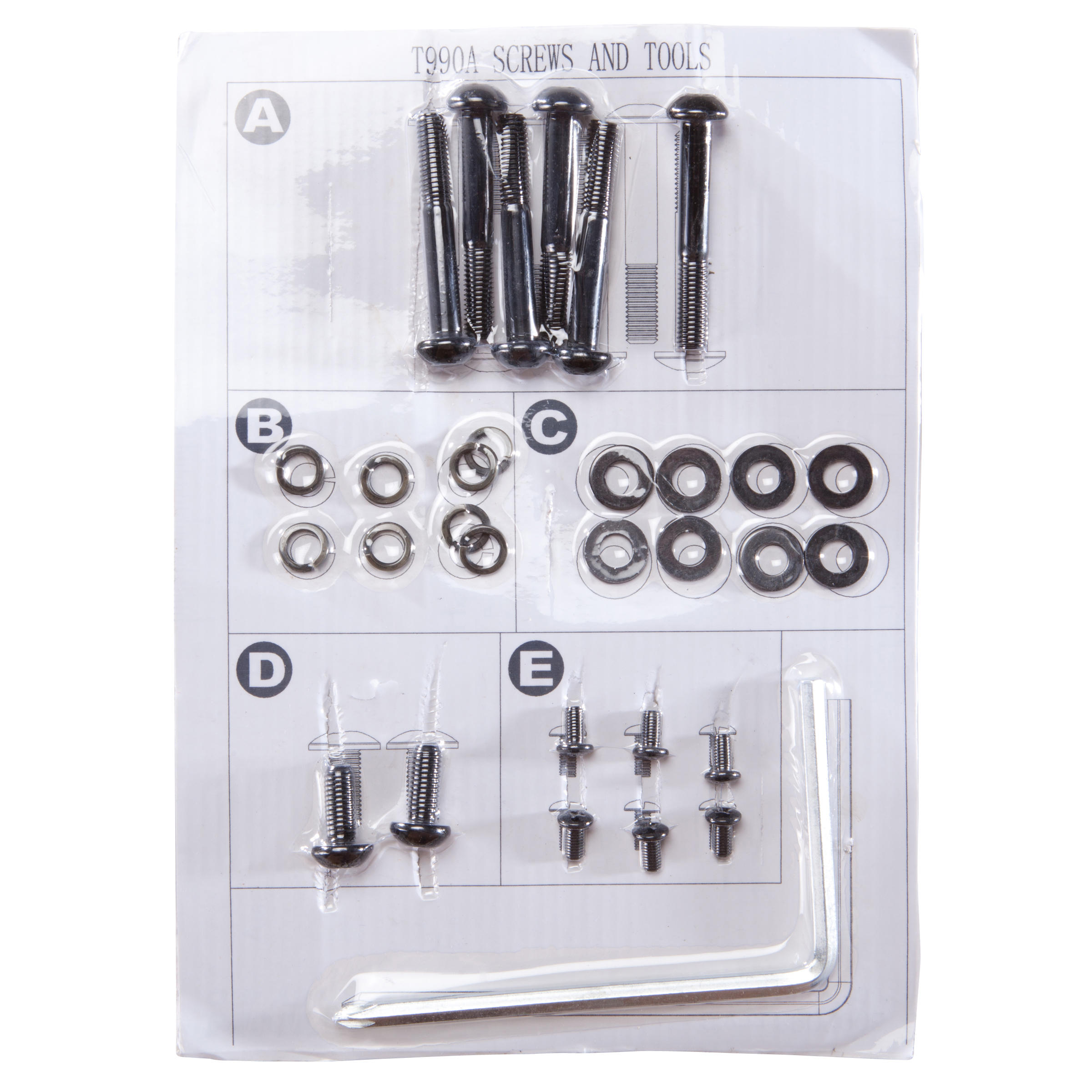 Conjunto parafusos t990a