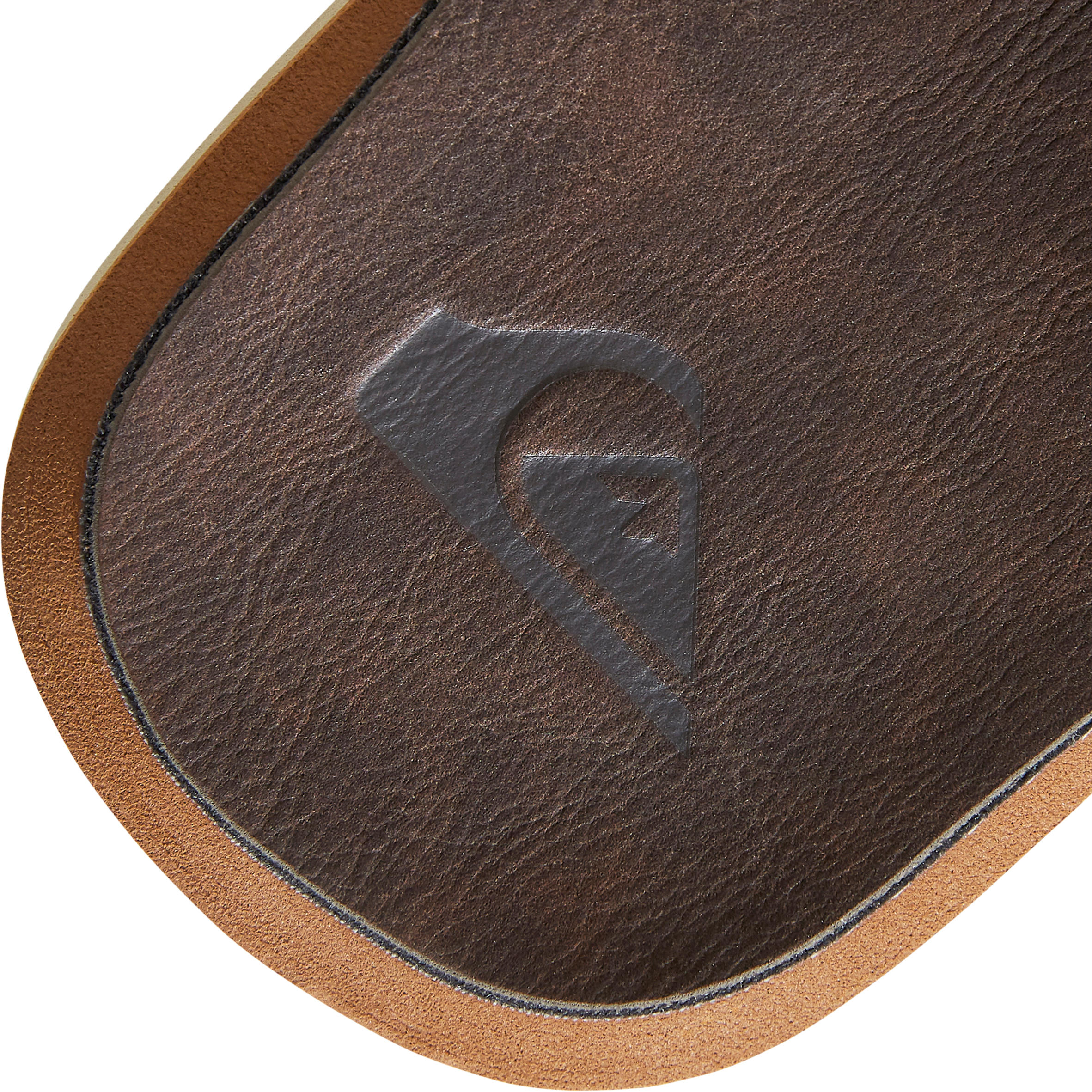Herenslippers Quiksilver Carver bruin 4/4
