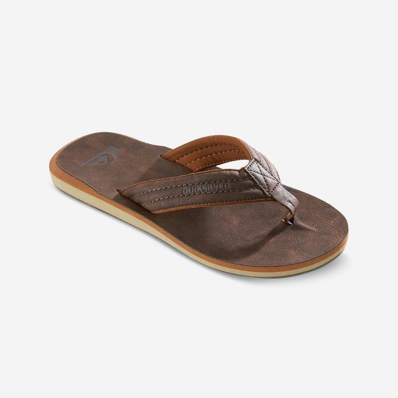 Herenslippers Quiksilver Carver bruin