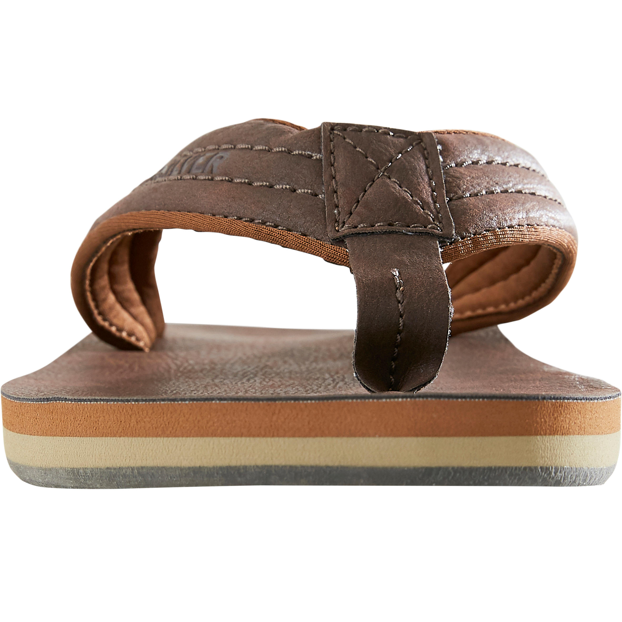 Quicksilver Carver Men's Flip-Flops - Brown 5/6