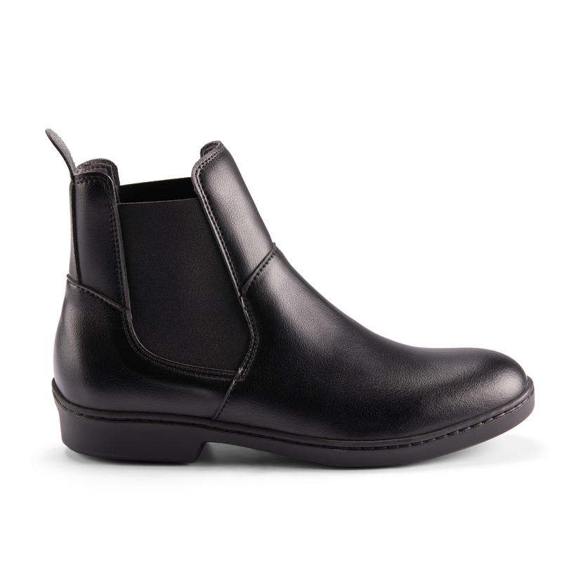 500 Adult Horse Riding Jodhpur Boots Black Decathlon