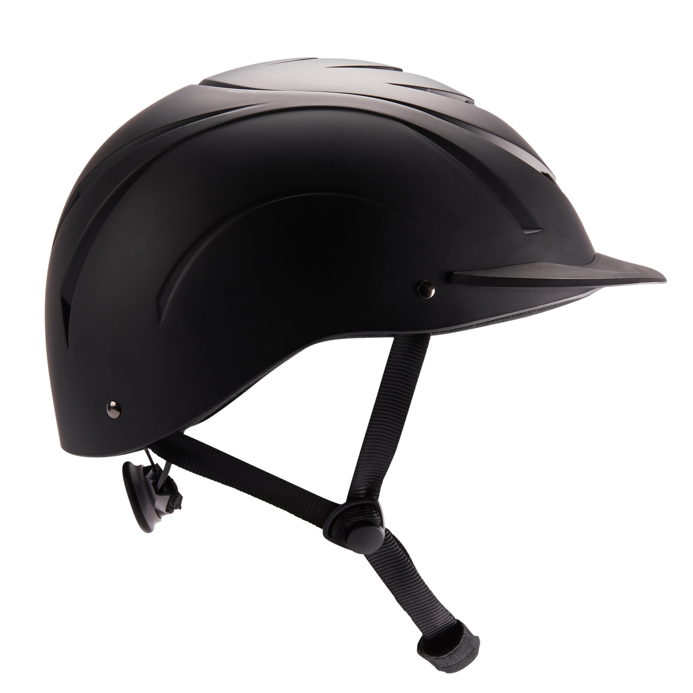 Casque d'équitation ajustable - 500 noir - FOUGANZA